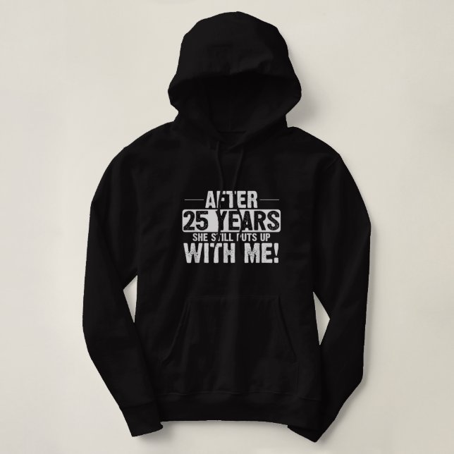 25-jähriger T - Shirt 25 Jahre Ehemann (Design vorne)