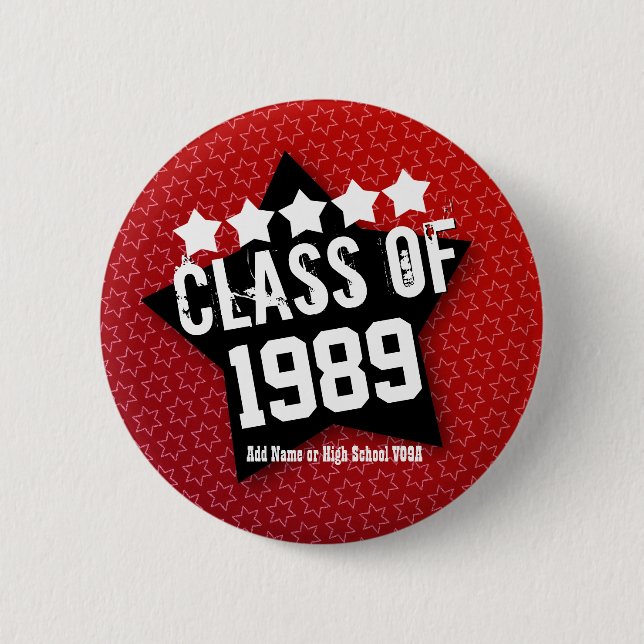 25-jähriges High School-Wiedersehen JÄHRLICH V05A Button (Vorderseite)
