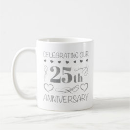 25-jähriges Jubiläum Kaffeetasse