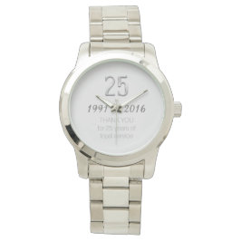 25-jähriges Jubiläum Mitarbeiter Work Watch Armbanduhr