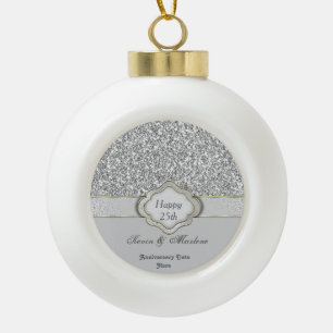 25-jähriges Special Keramik Ornament