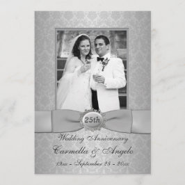 25. Jubiläum Einladung - NUTZEN SIE NICHT SILVER P