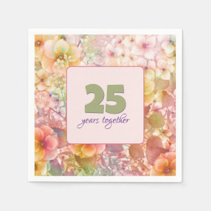 25. Jubiläum Kosmos Blumengarten Serviette