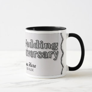 25. Jubiläum - Silber - Anpassen Tasse