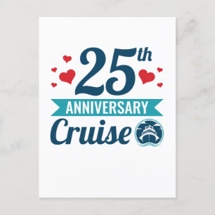 25. Jubiläumskreuzfahrt Postkarte
