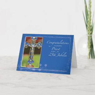 25. Jubilee Priester Cross Karte