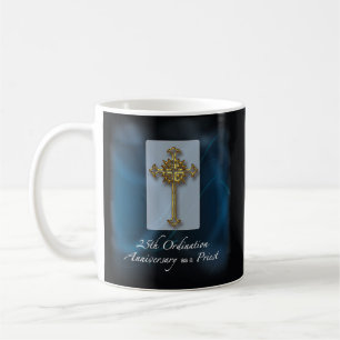 25. Klassifikations-Jahrestag des Priesters Kaffeetasse