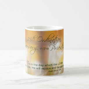 25. Ordination Jubiläum Priestertum Lilies Kaffeetasse
