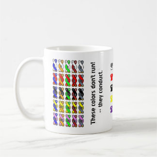 25-Paar-Telekommunikationskabel-Farbtasse Kaffeetasse