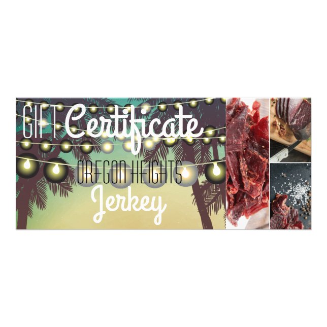 25 Pack Geschenkgutschein Beach Sunset Pal Werbekarte (Vorne)