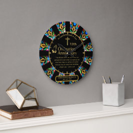 25. Pfarrer Priester Jubiläum Gift Ordination JEDE Große Wanduhr