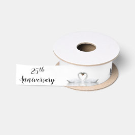 25. Silberjubiläum Weißschwäne in Liebe Satinband