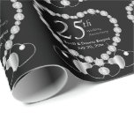 *25. Silver Anniversary Personalize Geschenkpapier<br><div class="desc">25. Silver Anniversary Geschenkpapier bereit für Sie zu personalisieren, indem Sie auf die Schaltfläche Anpassen. ✔ Hinweis: Nicht alle Vorlagenbereiche müssen geändert werden. 📌 Wenn Sie weitere Anpassungen benötigen, klicken Sie bitte auf den Button "Weitere Anpassungen vornehmen" oder "Design anpassen oder bearbeiten" und verwenden Sie unser Designwerkzeug, um die Größe,...</div>