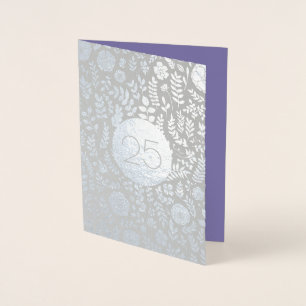 25. Silver Jubiläum Gratis-Karten für die Region L Folienkarte