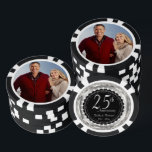 25. Silver Wedding Jubiläum mit Foto Pokerchips<br><div class="desc">Poker Chips. 25. Silver Wedding Anniversary Design. Fügen Sie Ihr Foto hinzu. ✔ HINWEIS: ÄNDERN SIE NUR DIE VORLAGEBEREICHE, DIE SIE BENÖTIGEN! 😀 Sie können den Text bei Bedarf entfernen und neu hinzufügen, was immer Sie möchten und welchen Schriftart Sie möchten. 📌 Wenn Sie weitere Anpassungen benötigen, klicken Sie bitte...</div>