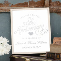 25. Silver Wedding Jubiläum Real