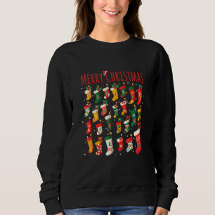25 Tage Countdown Strumpf Advent Cale Sweatshirt