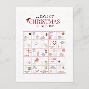 25 Tage Weihnachten Bucket List Kunst