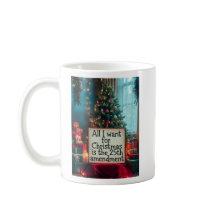 25. Verfassungszusatz Weihnachtsbecher mit festlic