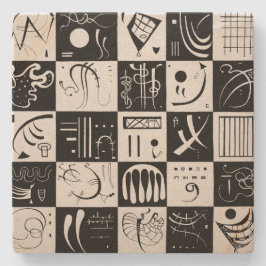 25 von dreißig | Wassily Kandinsky | Steinuntersetzer