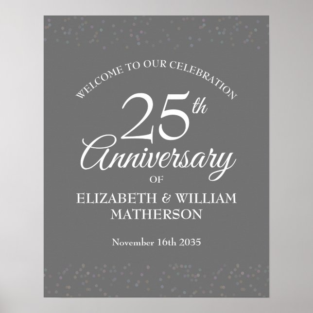 25e anniversaire Affiche de bienvenue de la poussi (Devant)