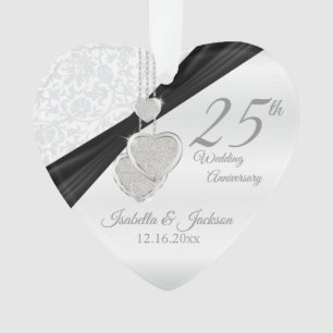 25e anniversaire de Mariage d'argent Conception