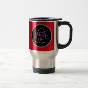 25ème Tasse rouge de voyage