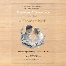 25th Wedding Anniversary Heirloom-Like Celebration