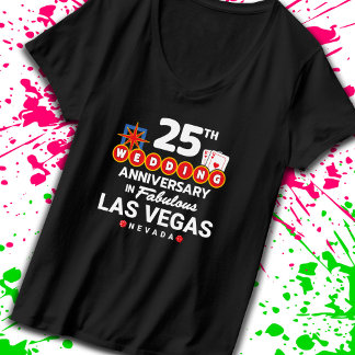 25th Wedding Anniversary Las Vegas Trip T-Shirt