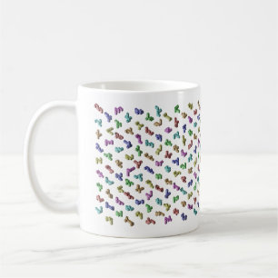 261 Filets Tesseract Mug arc-en-ciel
