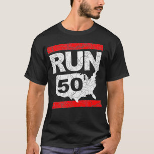 262 50 US Marathon Run Runner Inspiriert Des T-Shirt