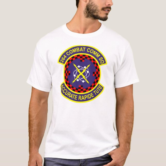 264th Kampf-Kommunikations-Geschwader T-Shirt (Vorderseite)