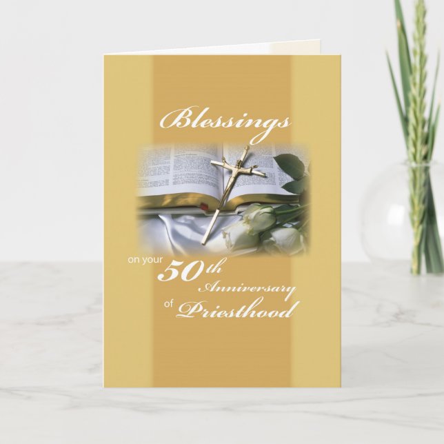 2679 Segen 50-jähriges Priestertum Karte (Vorderseite)