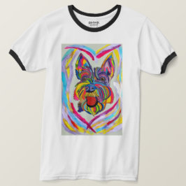 268 - T - Shirt der Schnauzer-Liebe