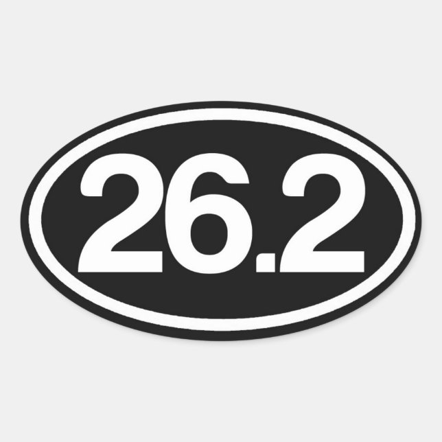 26.2 Aufkleber (Vollmarathon-Aufkleber) (Vorderseite)