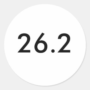 26,2 Autocollant