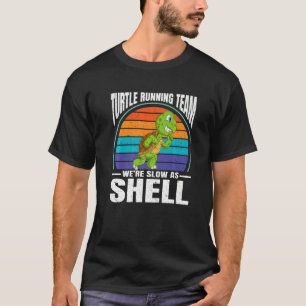 26 2 Läufer Marathon Schildkröte Laufteam Wir sind T-Shirt