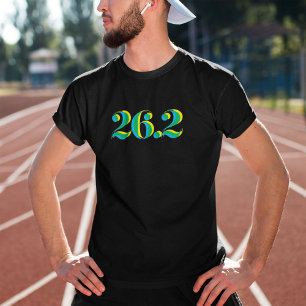 26.2 Marathon läuft kühne Männer T-Shirt