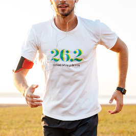 26.2 Marathon läuft kühne Männer Tri-Blend Shirt