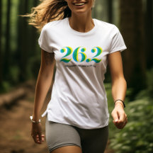 26.2 Marathon mit fett blauen gelben Text