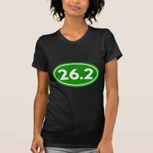 26,2 Marathon-ovales Grün (#GEO4) T-Shirt