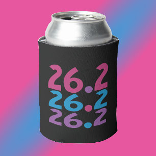 26.2 Marathonläufer - Marathonläufer Pink farbenfr Dosenkühler