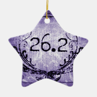 26,2 Wappen lila Keramikornament
