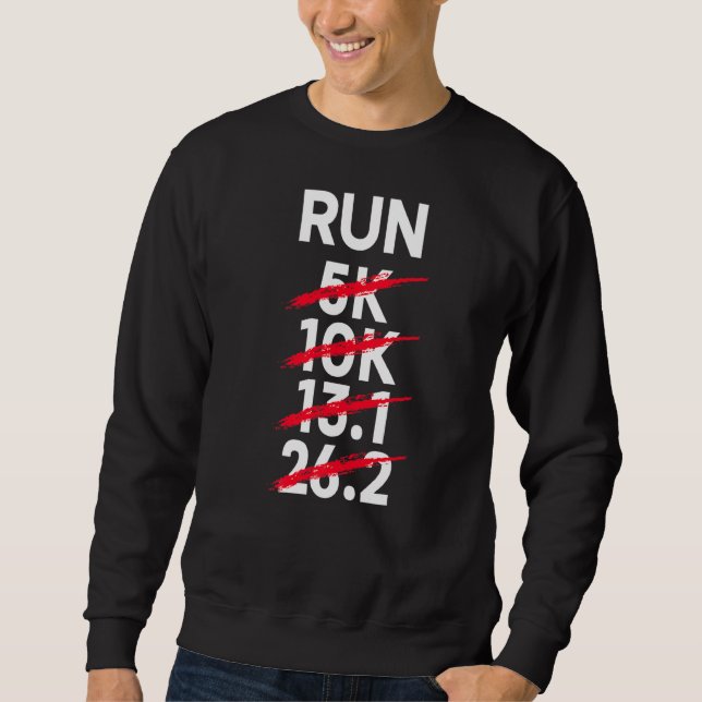 26 2k Marathon Marathon Runner Marathoner laufen Sweatshirt (Vorderseite)