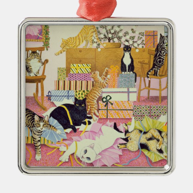 26. Dezember Silbernes Ornament (Vorne)