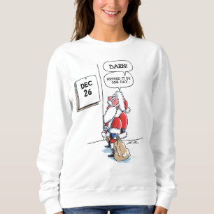 26. Dezember Weihnachts Cartoon Sweatshirt