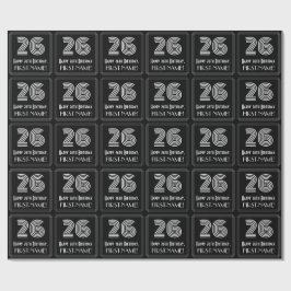 26. Geburtstag: Art Deco Inspiriert Look "26" w/ N Geschenkpapier
