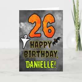 26. Geburtstag: Eerie Halloween Thema + Individuel Karte