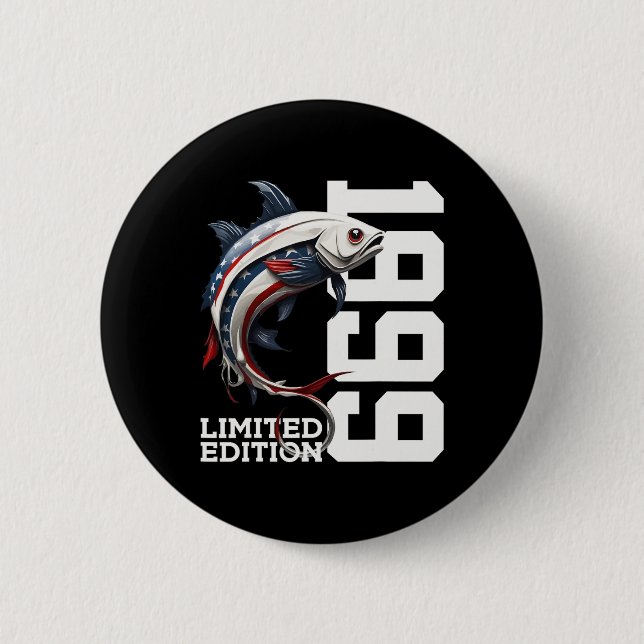 26. Geburtstag Fishing Limited Edition 1999 Button (Vorderseite)