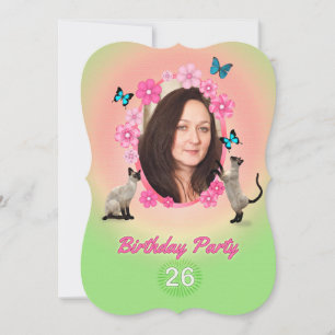 26. Geburtstagsparty Einladung
